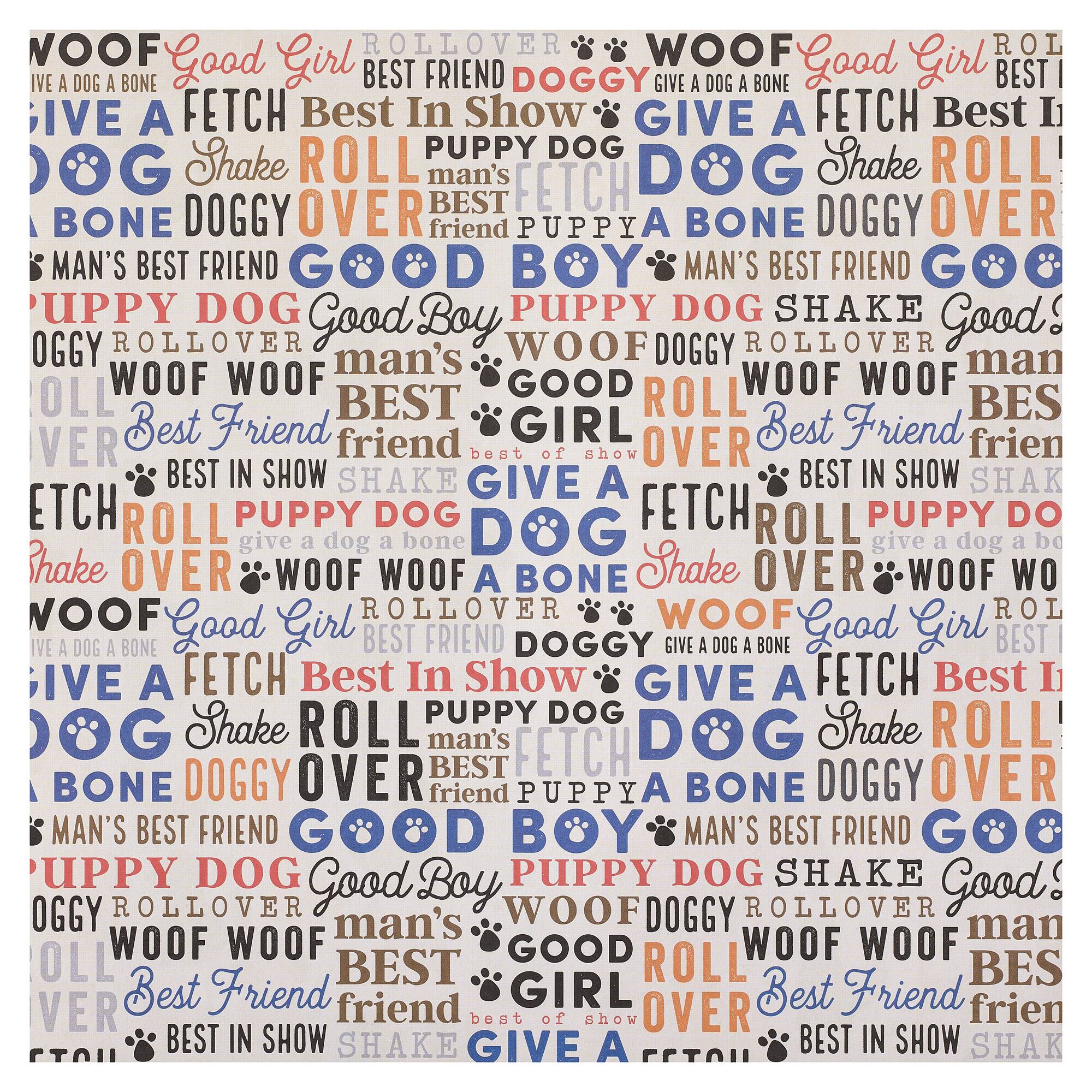 48 Pack: Dog Double-Sided Cardstock Paper by Recollections™, 12" x 12"